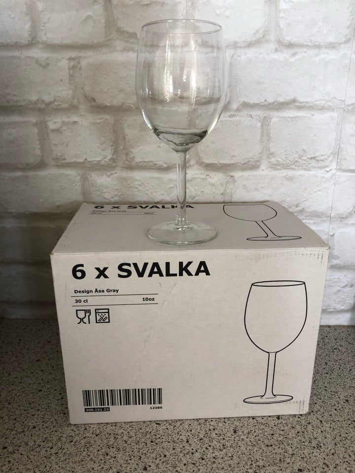 Glas Vinglas Svalka IKEA