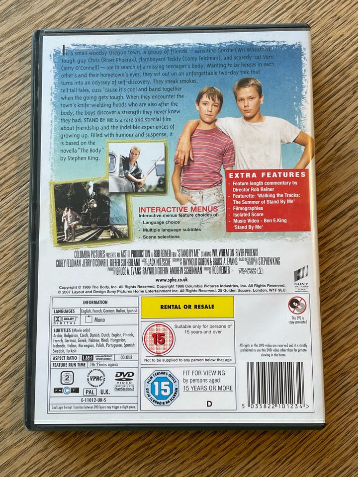 Stand By Me - Sammenhold Du, DVD,