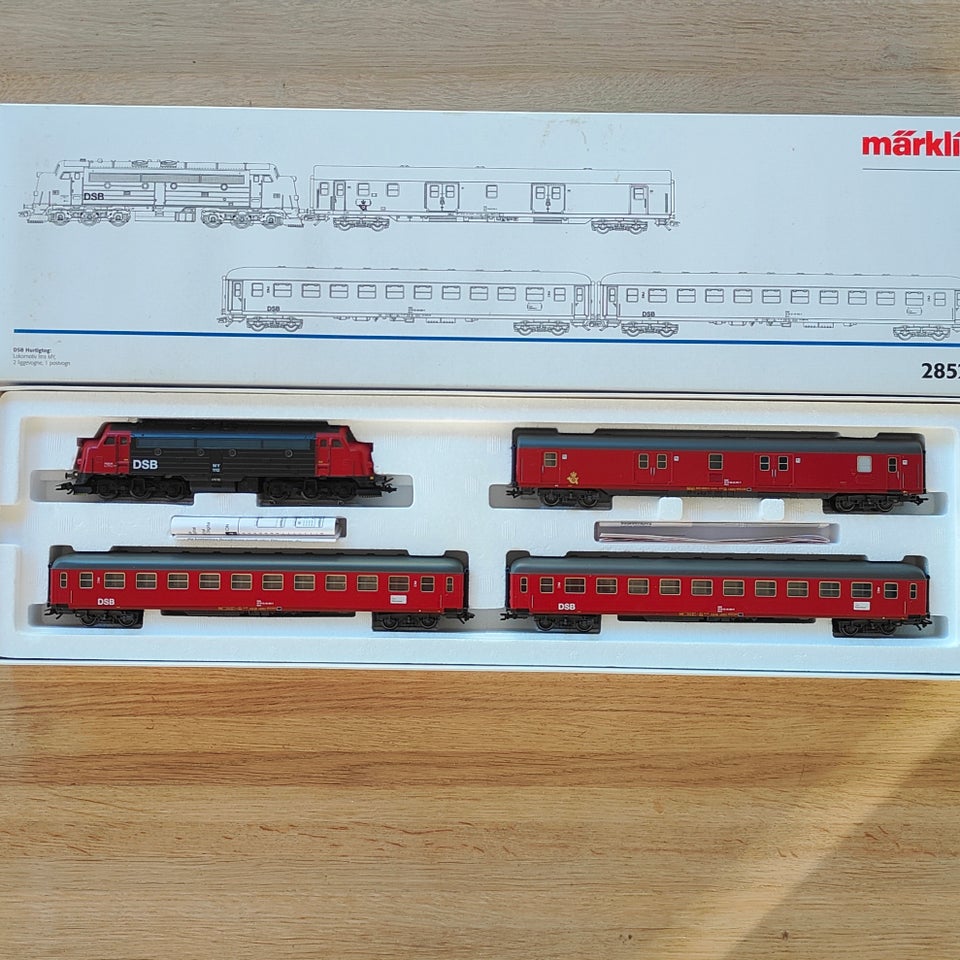 Modeltog, Märklin 28524 DSB-sæt,