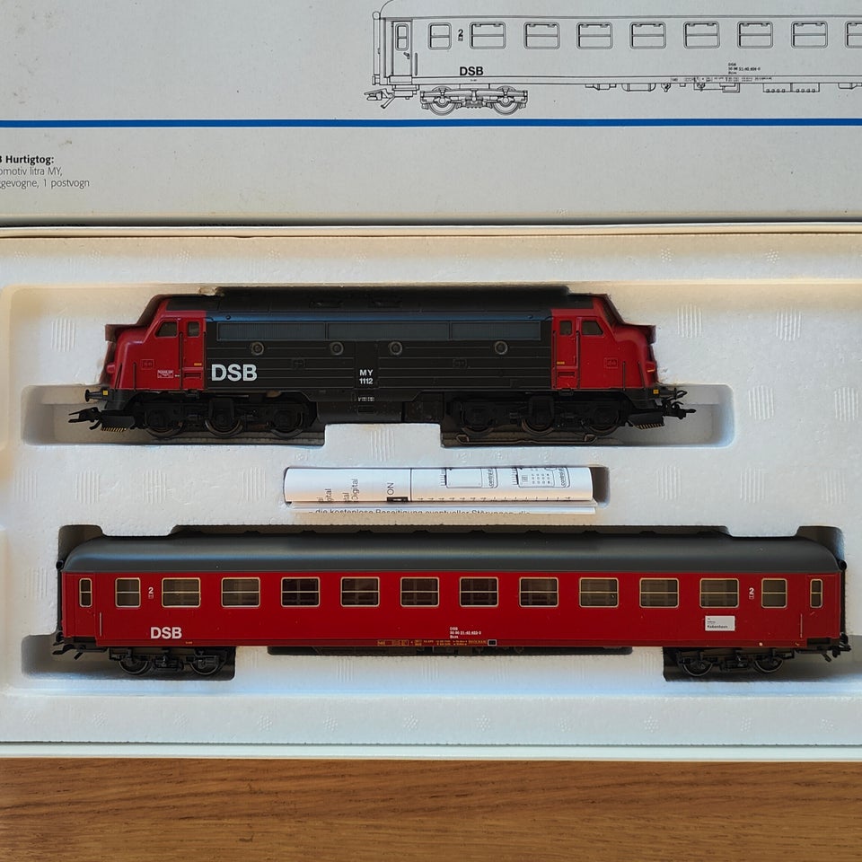 Modeltog, Märklin 28524 DSB-sæt,