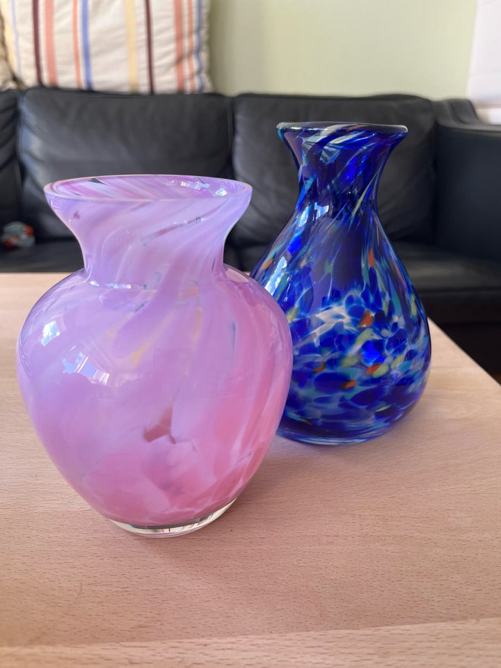 Vase 2 glas vaser Ukendt