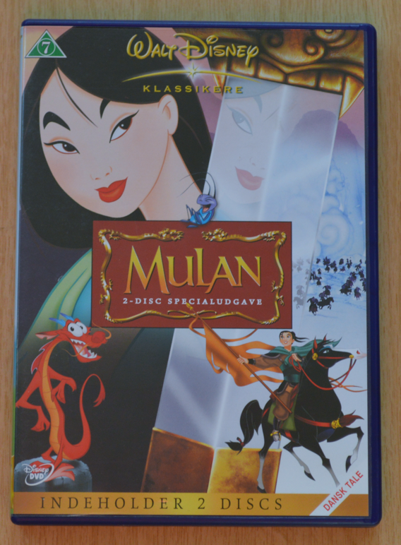 Mulan, instruktør Walt Disney, DVD