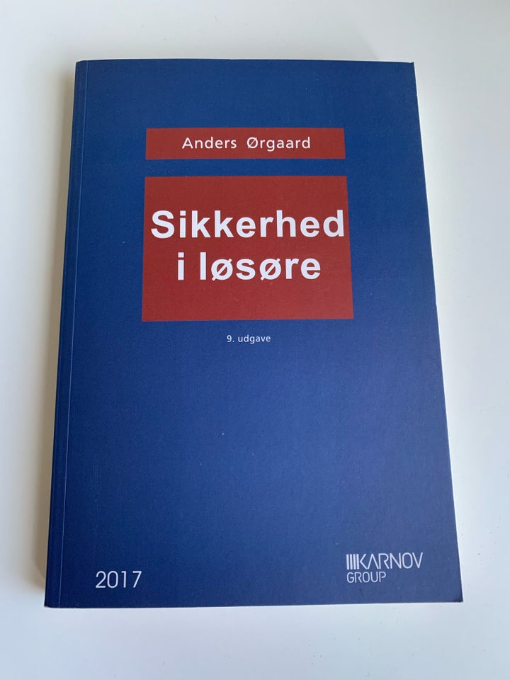 Sikkerhed i løsøre, Anders