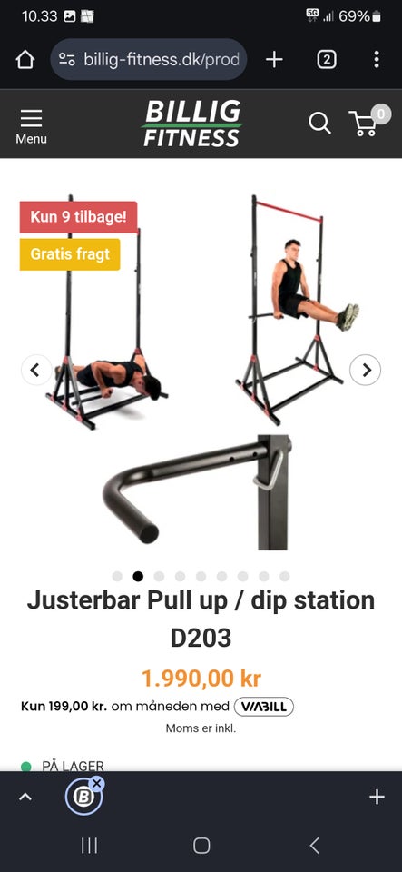 Hometrainer, Pull up / dip station,