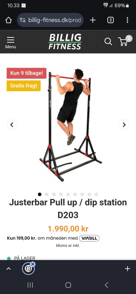 Hometrainer, Pull up / dip station,