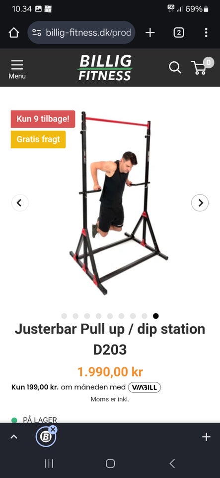 Hometrainer, Pull up / dip station,