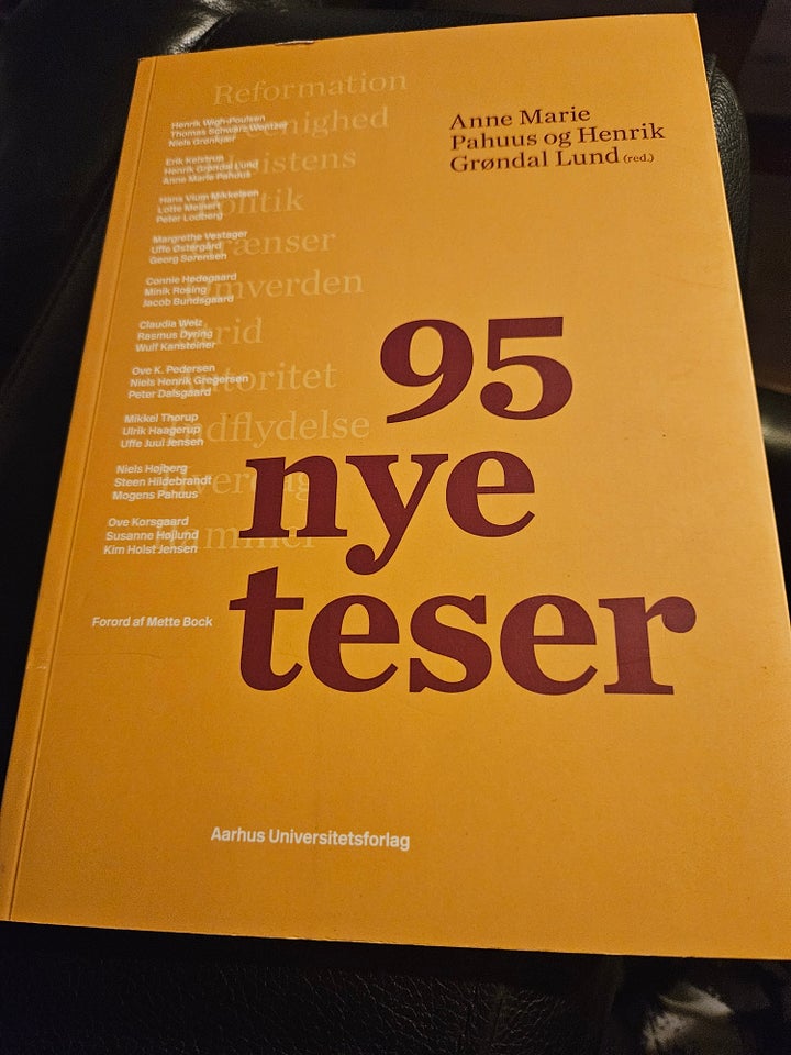 95 nye teser, Anne Marie Pahuus og