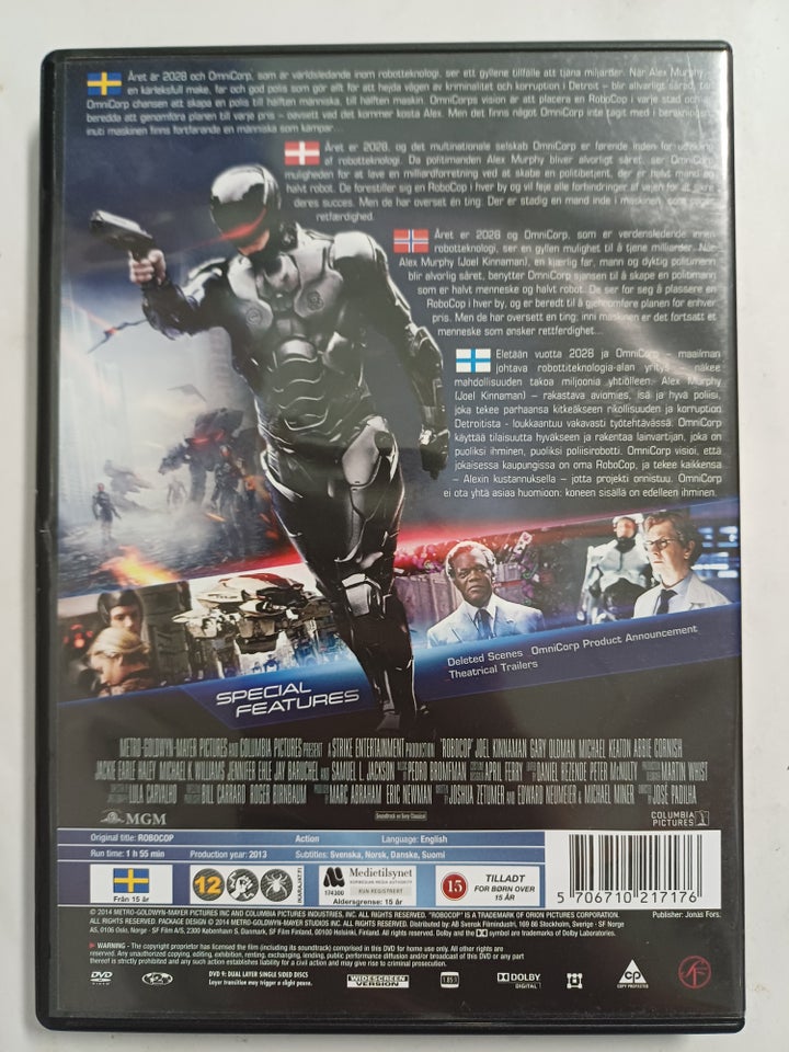 Robocop, DVD, action