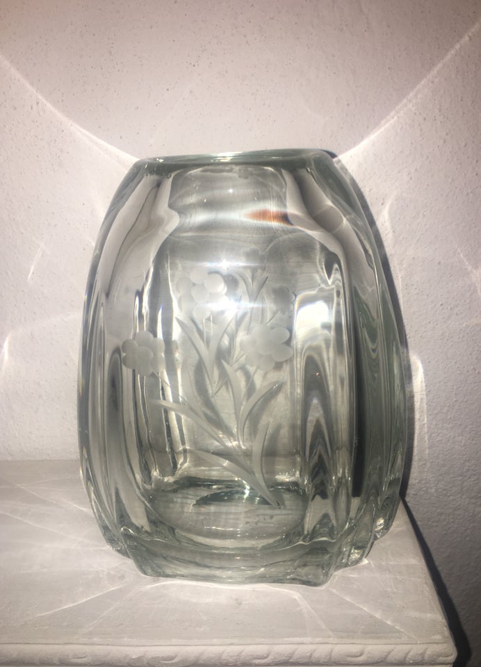 Vase glas Holmegaard