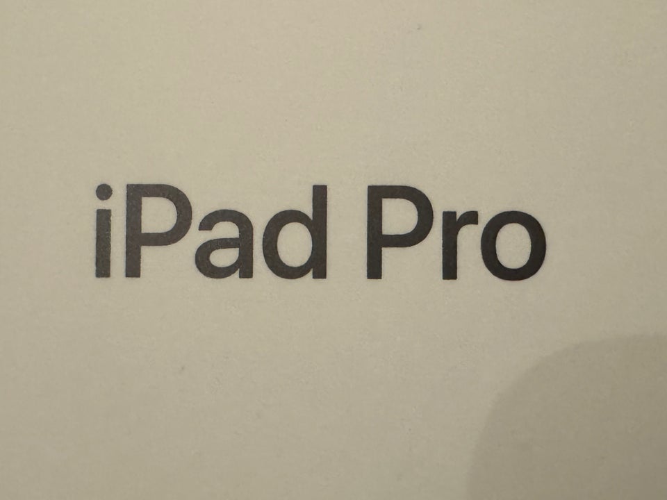 iPad Pro, 256 GB, sort