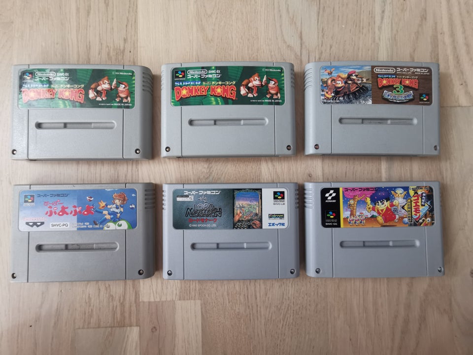 Super famicom spil Super Nintendo