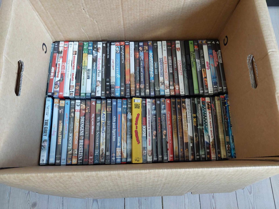 DvD'er byttes for 1 kasse Pepsi Max,