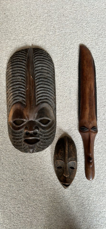 Masker / Figurer af træ Afrikanske