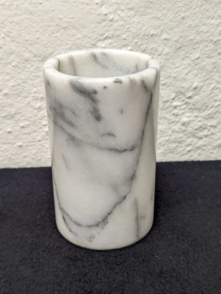 Marmor vase cylinder Vintage