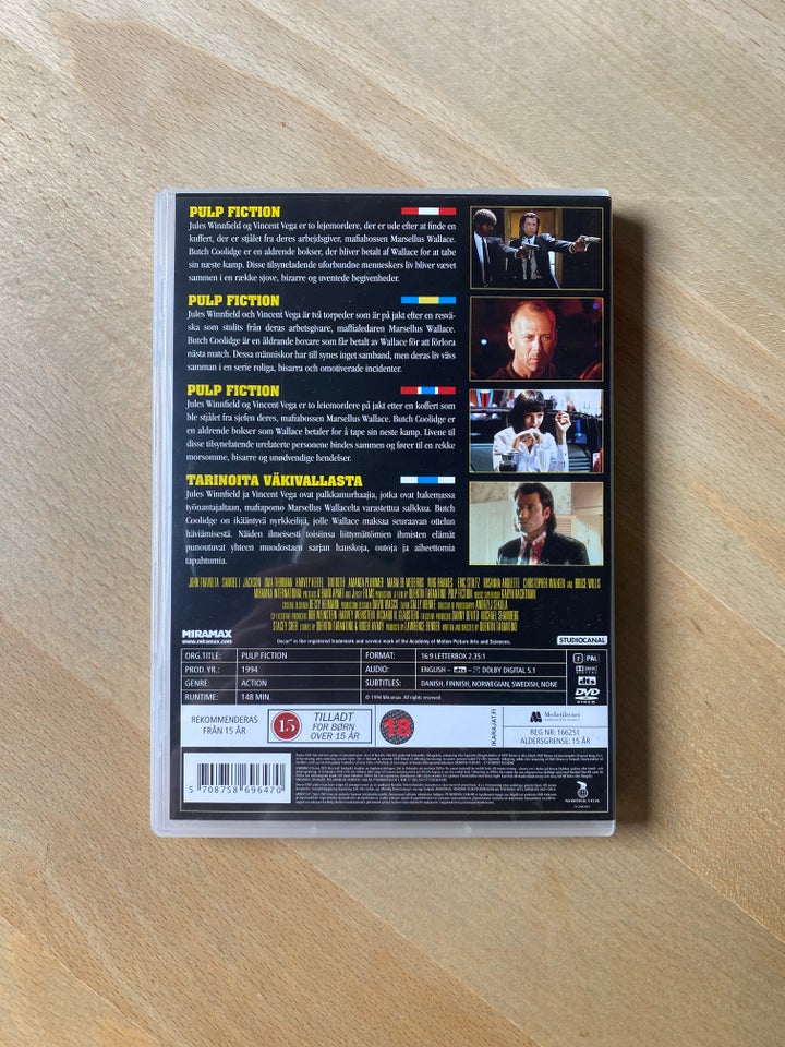 Pulp Fiction (1994) DVD action