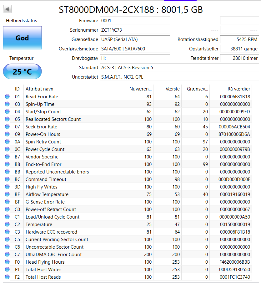 Intenso, ekstern, 8000 GB