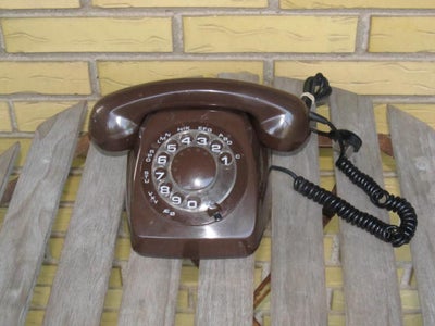 Fed gammel retro fastnet telefon