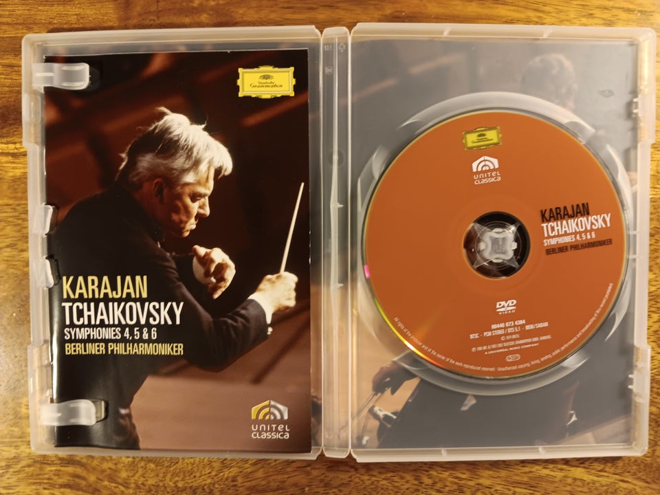 Tchaikovsky: Symfoni 4-6, DVD,