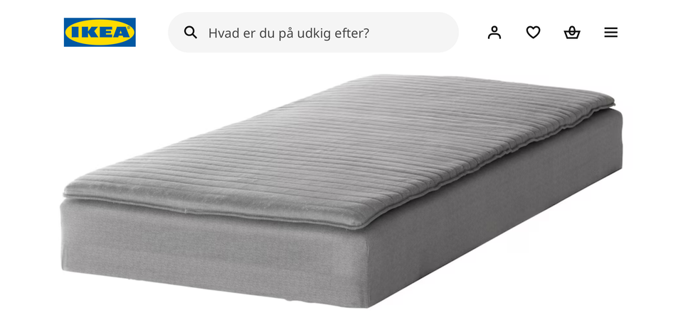 Boxmadras ikea seng JÄRNUDD...