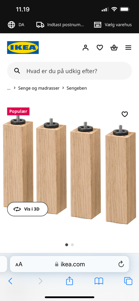 Boxmadras ikea seng JÄRNUDD...