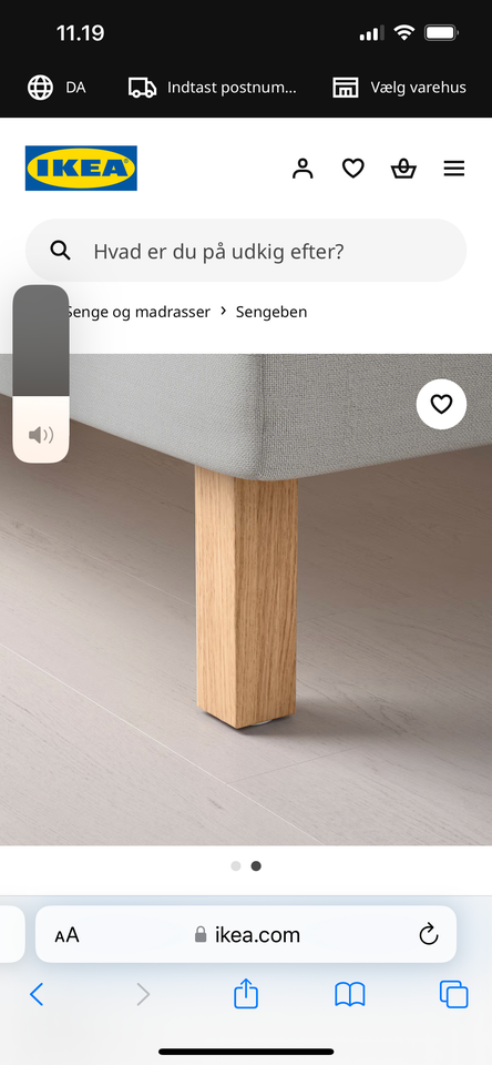 Boxmadras ikea seng JÄRNUDD...