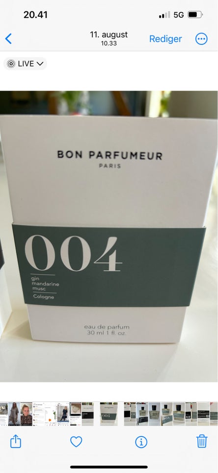 Eau de Toilette, Bon parfumeur