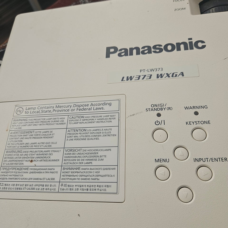 Projektor Panasonic PT-LW373