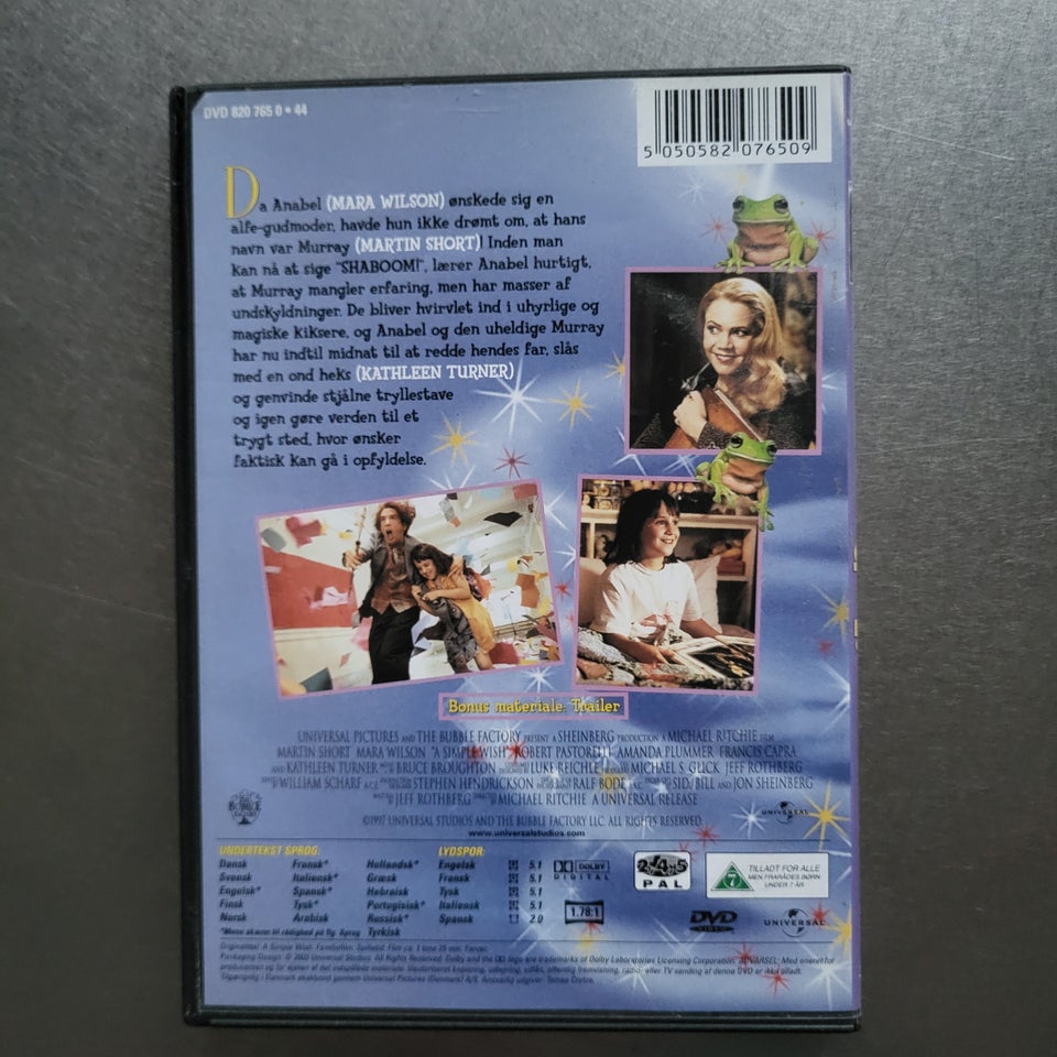 Den gode fe, DVD, familiefilm