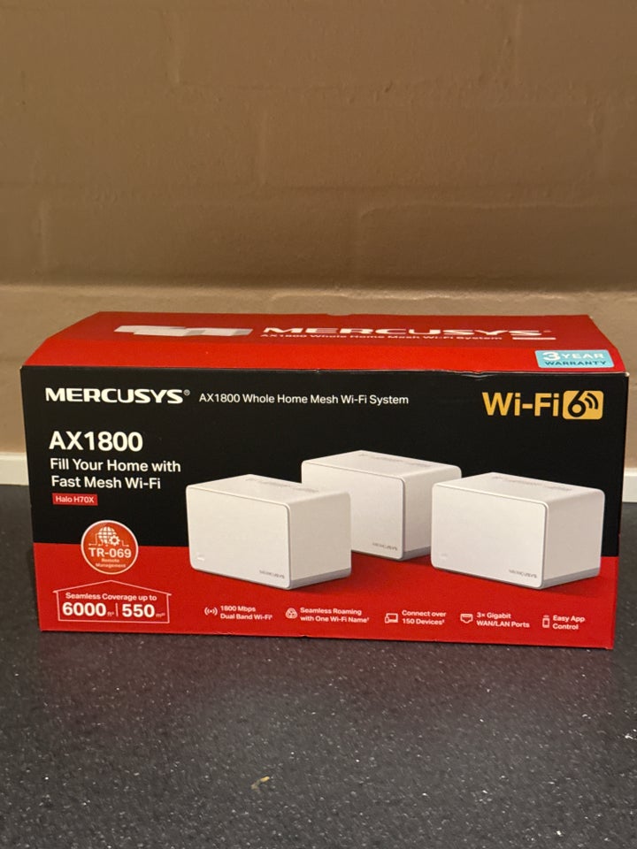 Router wireless Mercusys H70X