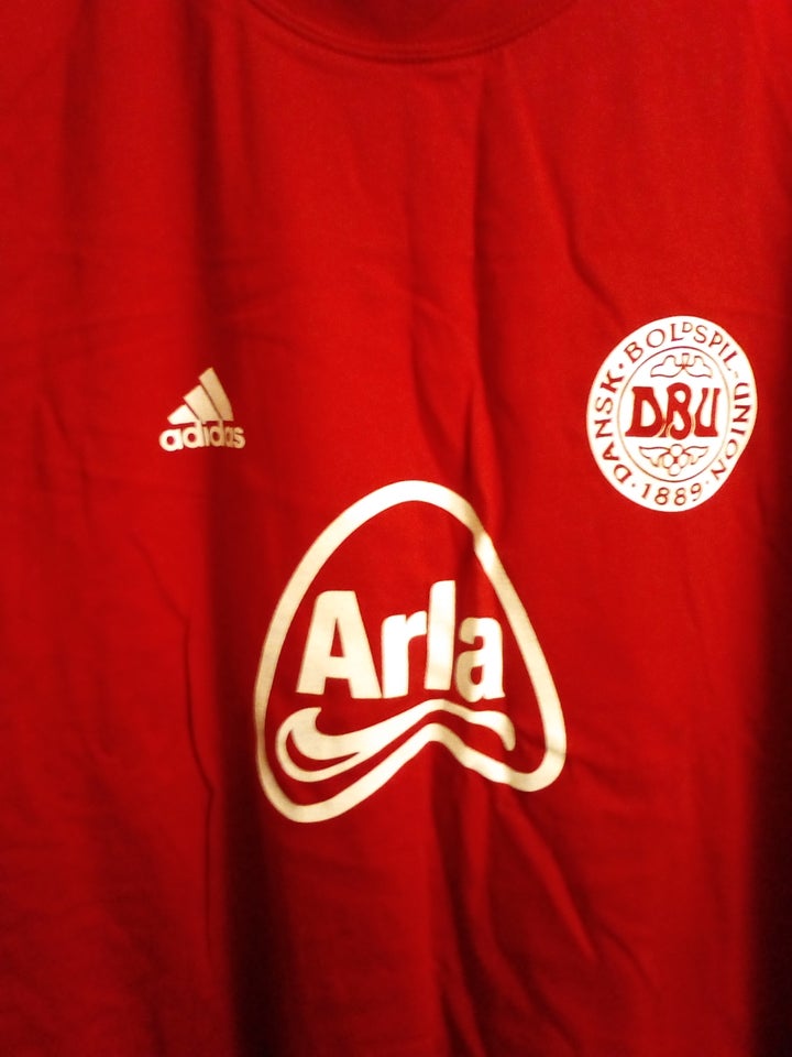 T-shirt, DBU ADIDAS fodboldtrøje -