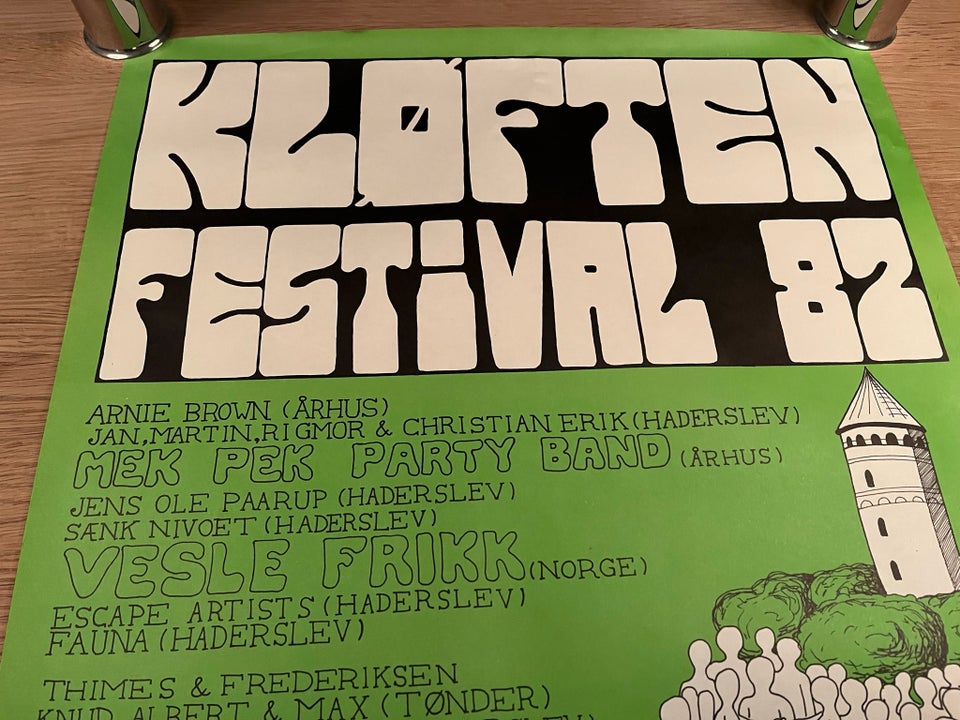 Plakat motiv: Kløften Festival