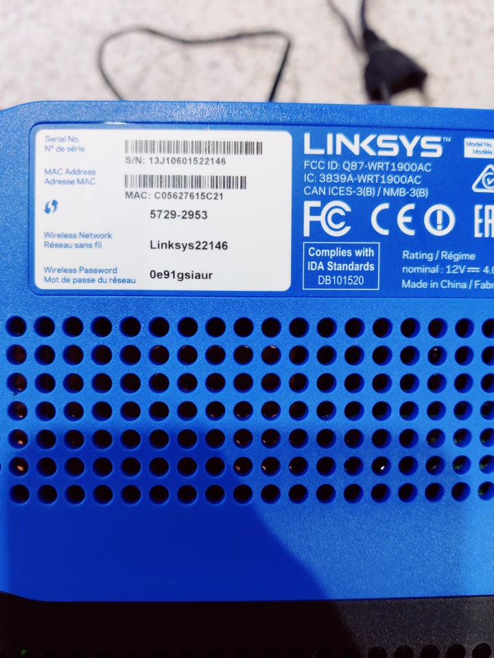 Router linksys God