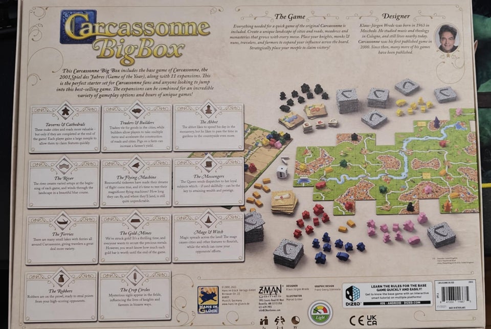 Carcassonne big box, Strategi,