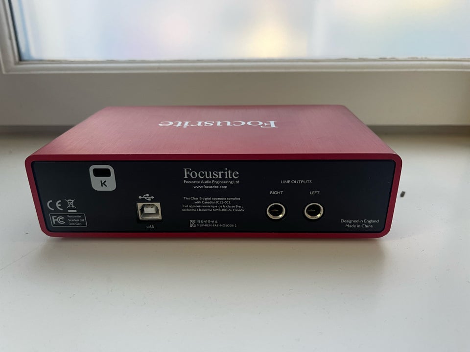 Audio interface, Focusrite