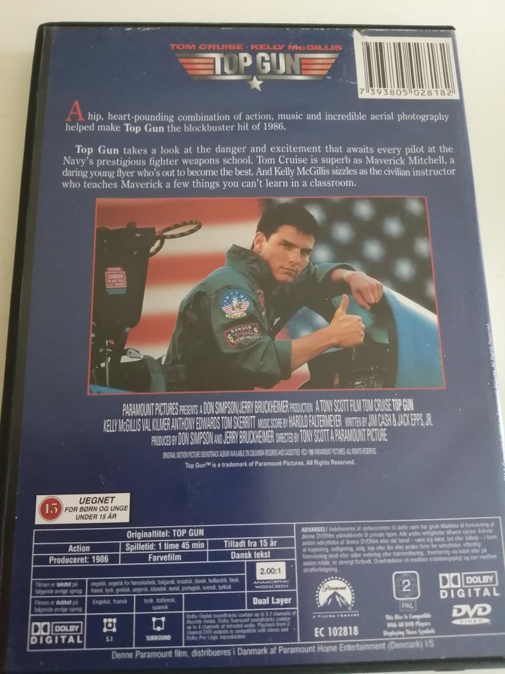 Top Gun, DVD, action