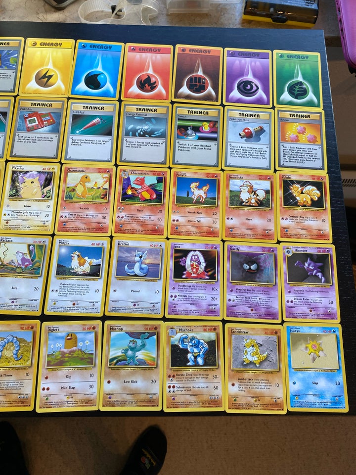 Samlekort, Pokemon base set kort