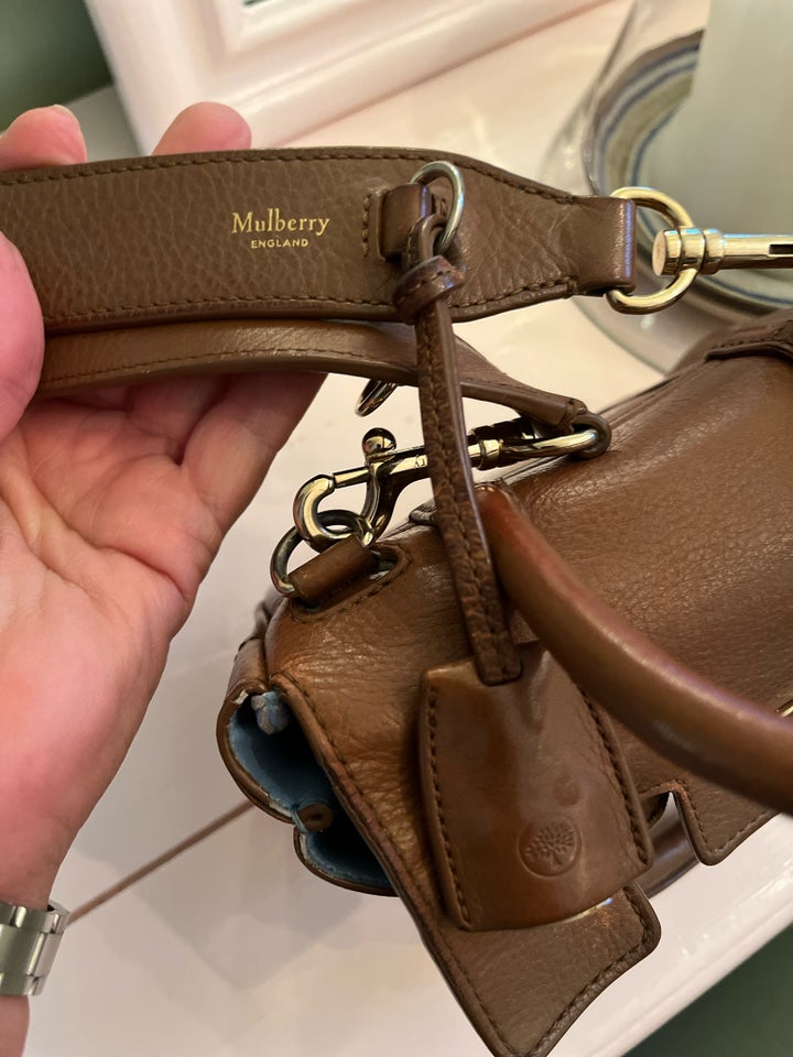 Crossbody, Mulberry, læder