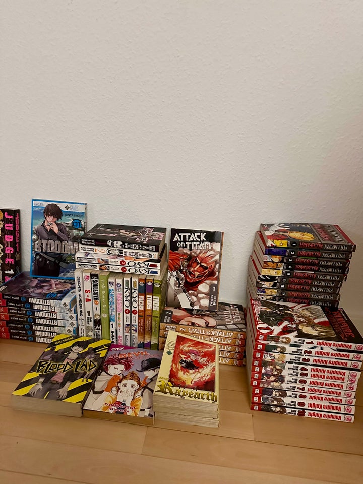 Bøger og blade, Manga samling til