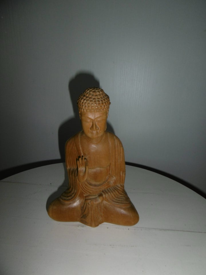 BUDDHA FIGUR, TRÆ, 1966