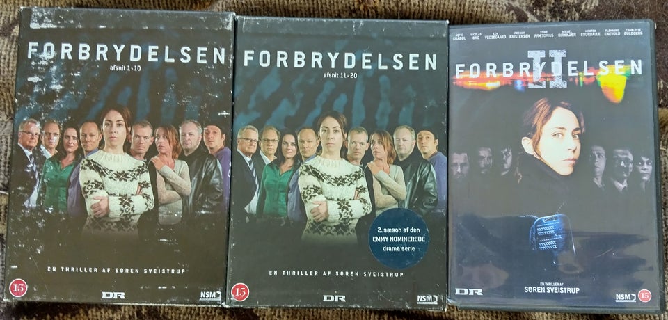 Forbrydelsen sæson 1 + 2, DVD,