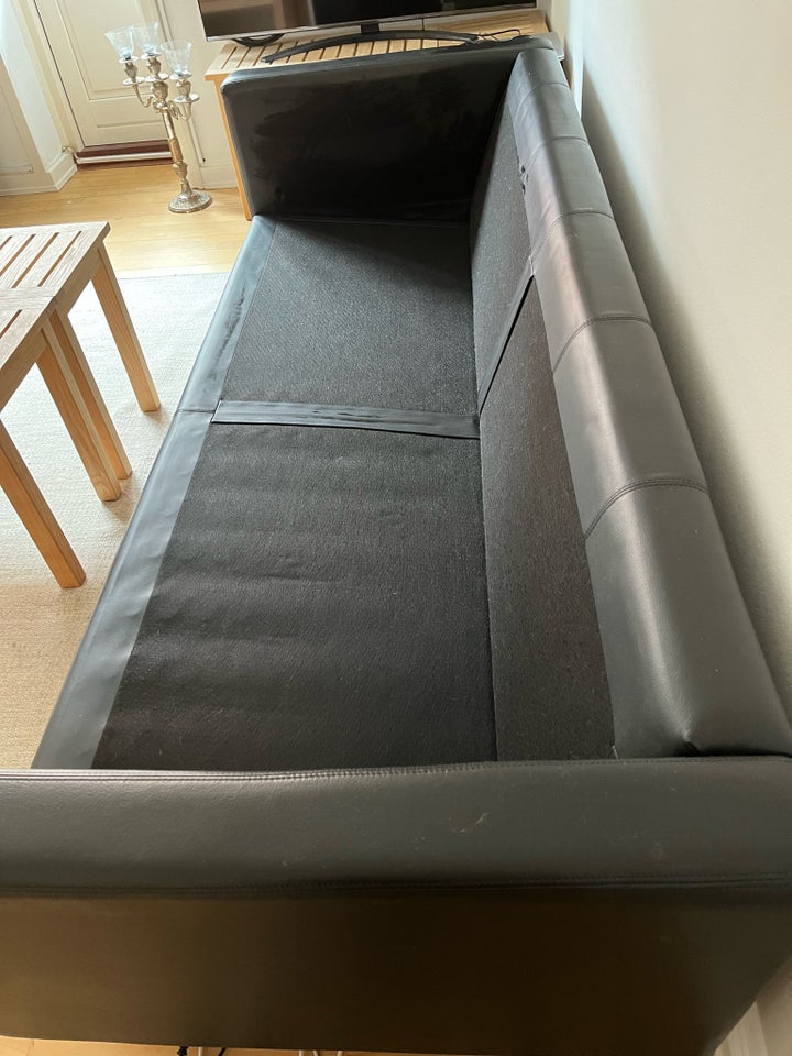 Sofa læder 3 pers