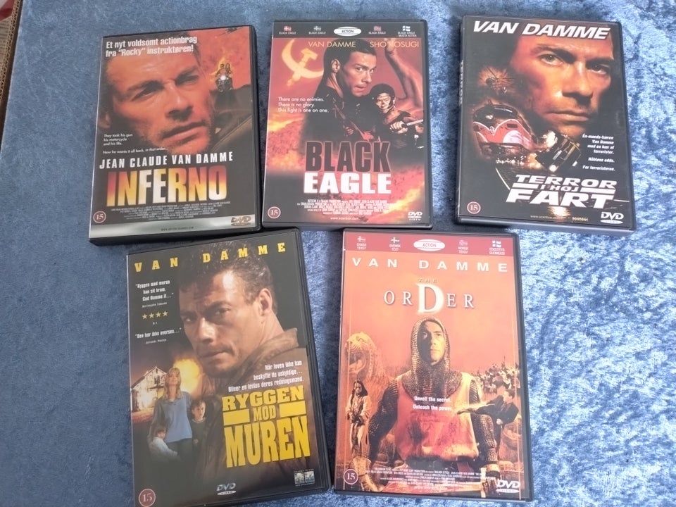 Jean Claude Van damme, DVD, action