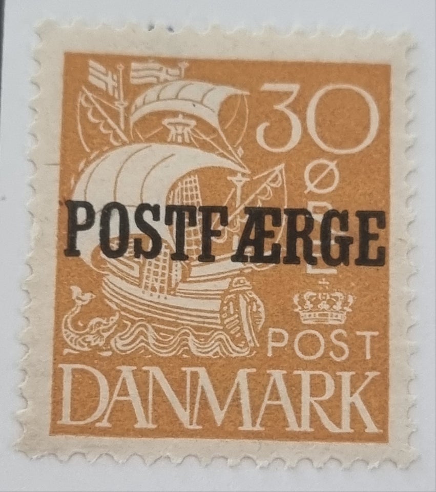 Danmark ustemplet Postfærge afa