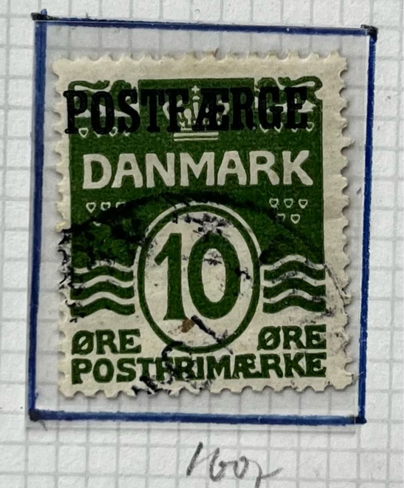 Danmark, stemplet, Postfærge no. 5