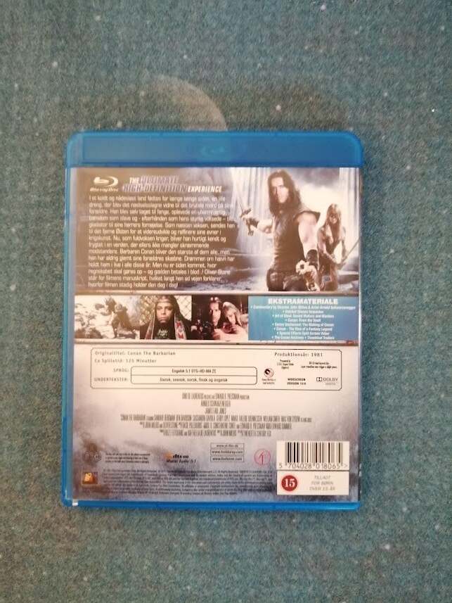 Conan The Barbarian, Blu-ray,