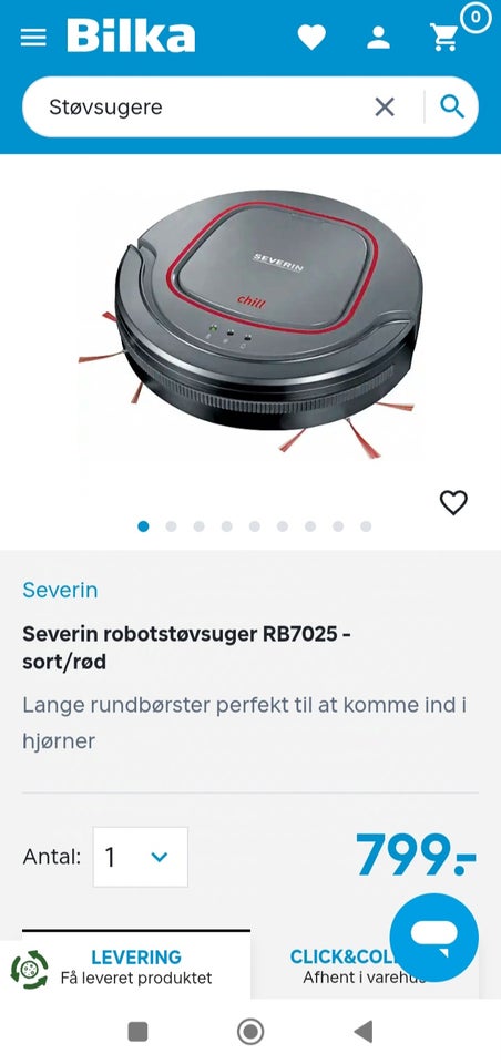 Robotstøvsuger, Severin