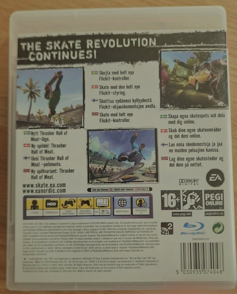 SKATE 2, PS3