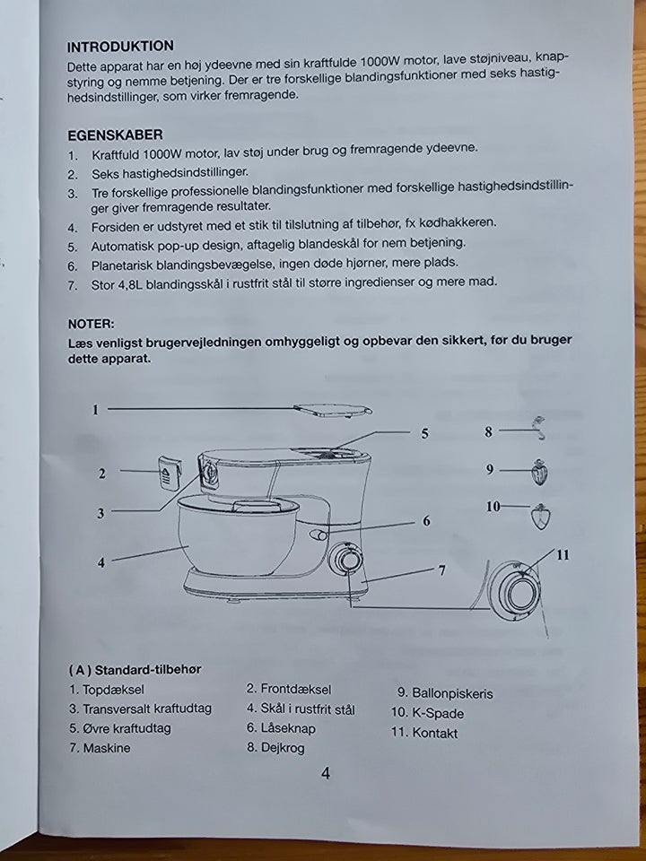 Røremaskine med kødhakker, Epiq