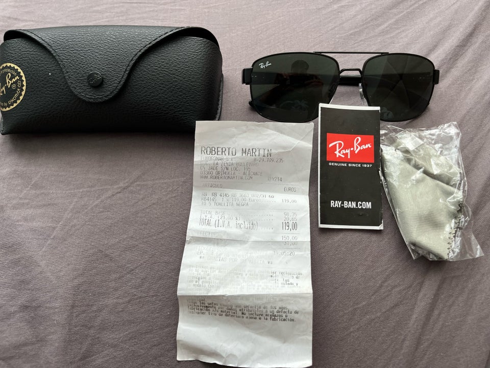 Solbriller herre, Ray Ban