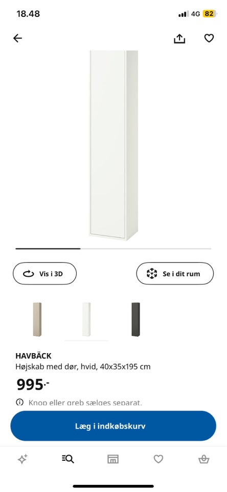 Toiletskab Ikea